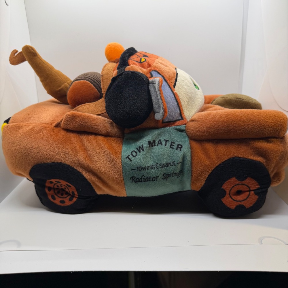 Disney Pixar Cars Mater Plush Stuffed Toy Towing Radiator Springs 7in Orange‎ - Picture 8 of 16